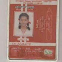 11th Adopted Student Of Artham - S.Shanmathi