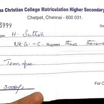4th Adopted Student of Artham - Suthish H