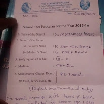 5th adopted student of Artham - Asik S